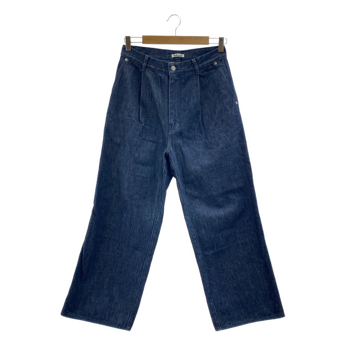 AURALEE / オーラリー | HARD TWIST DENIM WIDE SLACKS ワイド デニムパンツ | 3 | メンズ