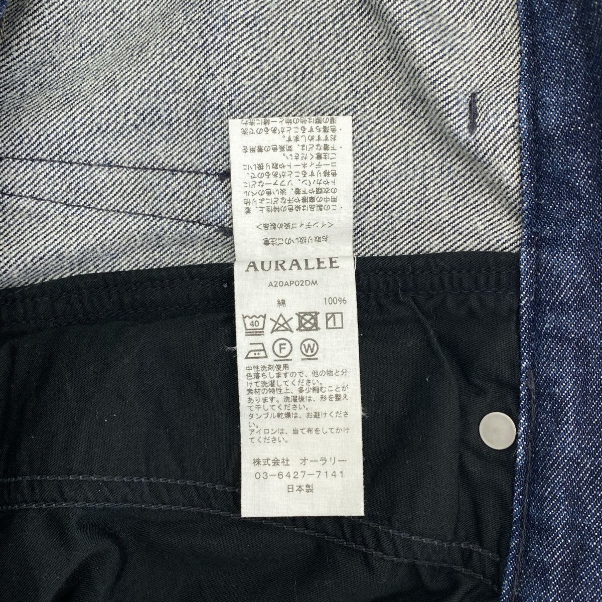 AURALEE / オーラリー | HARD TWIST DENIM WIDE SLACKS ワイド デニムパンツ | 3 | メンズ