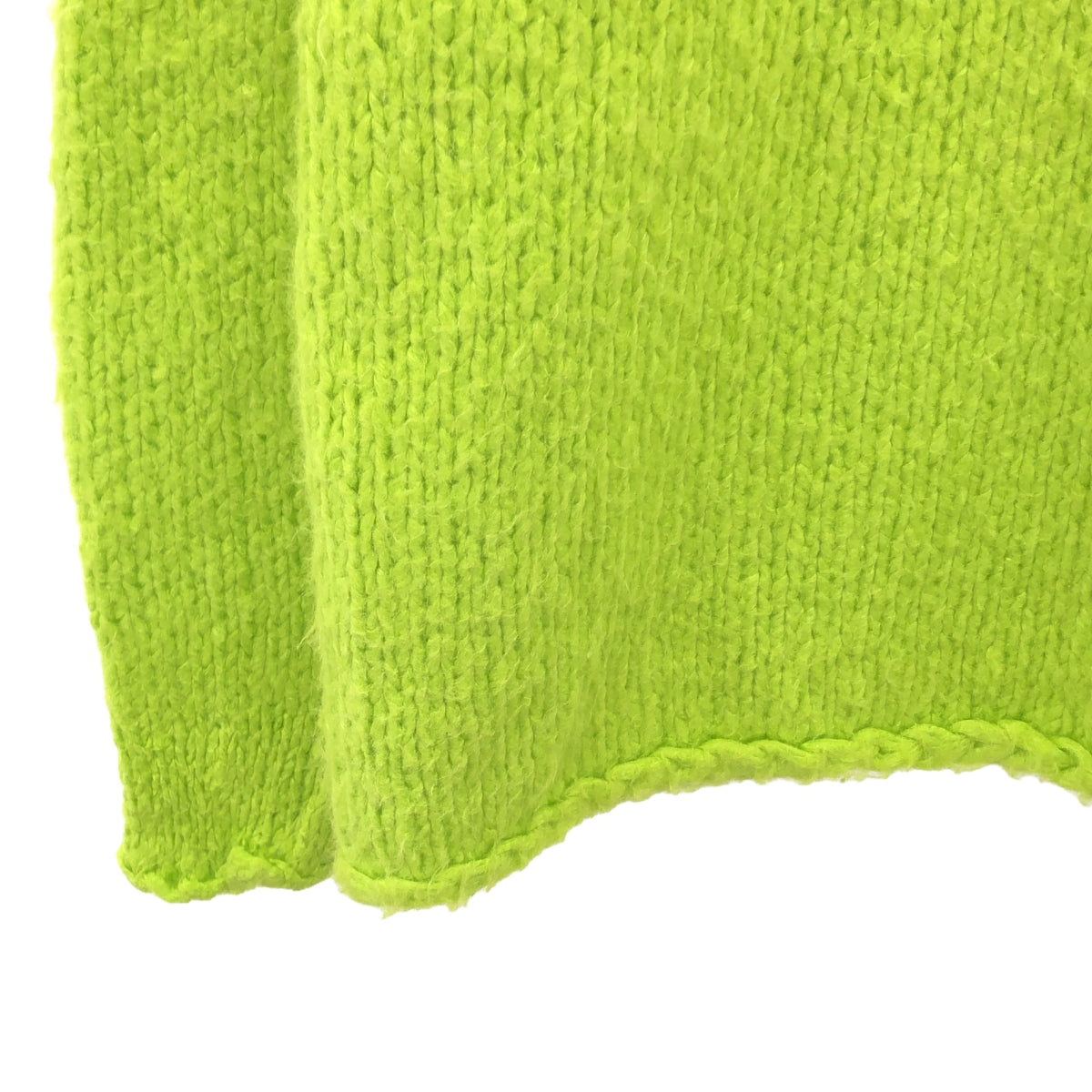 BLAMINK | Silk linen crew neck knit | 38 | Light green | Women's