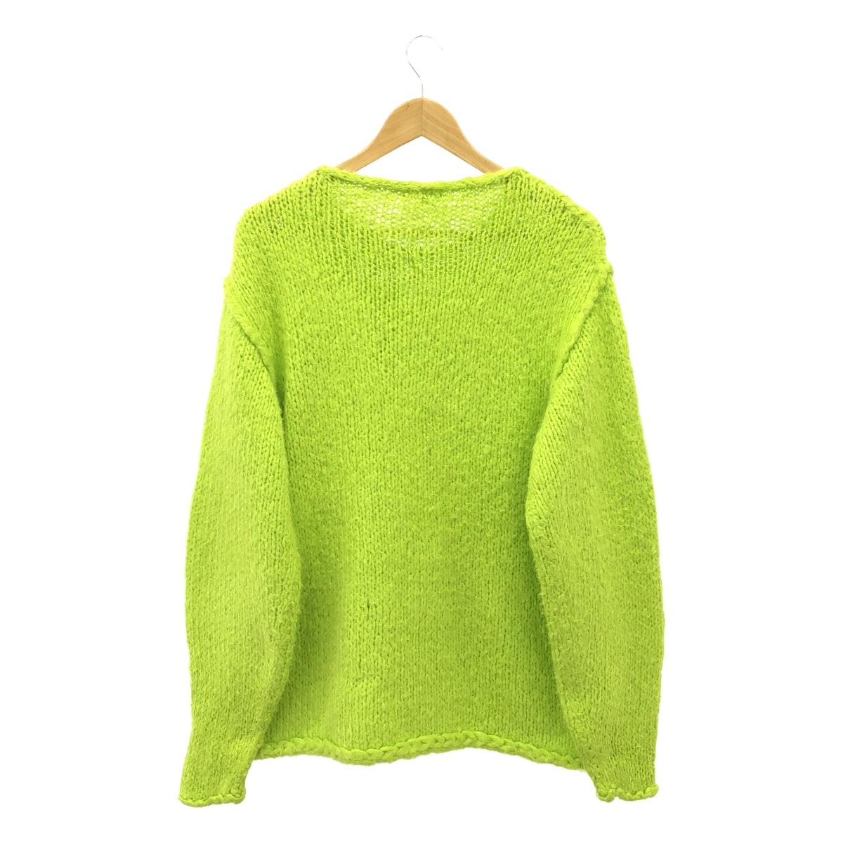 BLAMINK | Silk linen crew neck knit | 38 | Light green | Women's