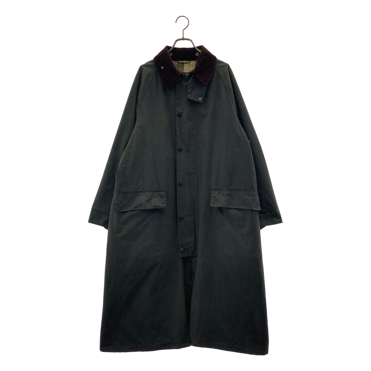 Barbour / バブアー | BURGHLEY / バーレー ワックス コットン ロング コート | 38 | メンズ