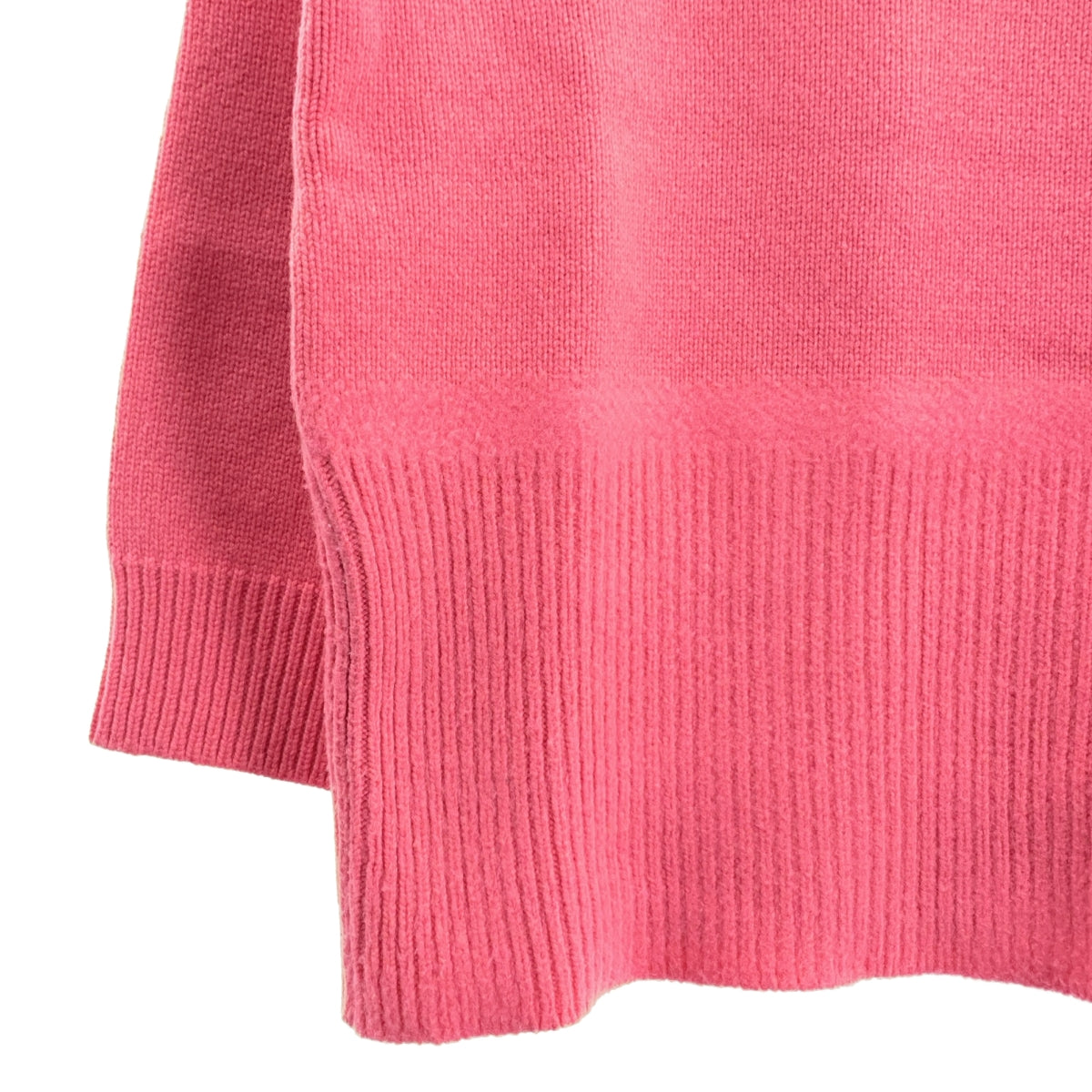 MARNI / 마르니 | 울 캐시미어 백 Zip 바이 컬러 니트 | 38 | 여성