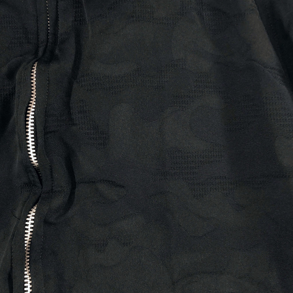BLACK COMME des GARCONS / ブラックコムデギャルソン | 2025SS | ポリエステル 製品加工 ジャガード ダブルアジャスター ジップスリーブ ジャケット ブルゾン | M | メンズ