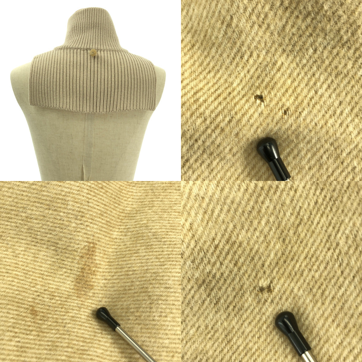 Maison Margiela / メゾンマルジェラ | 2010s | 2way ウール カシミヤ混 ケープコート | 38 | レディース