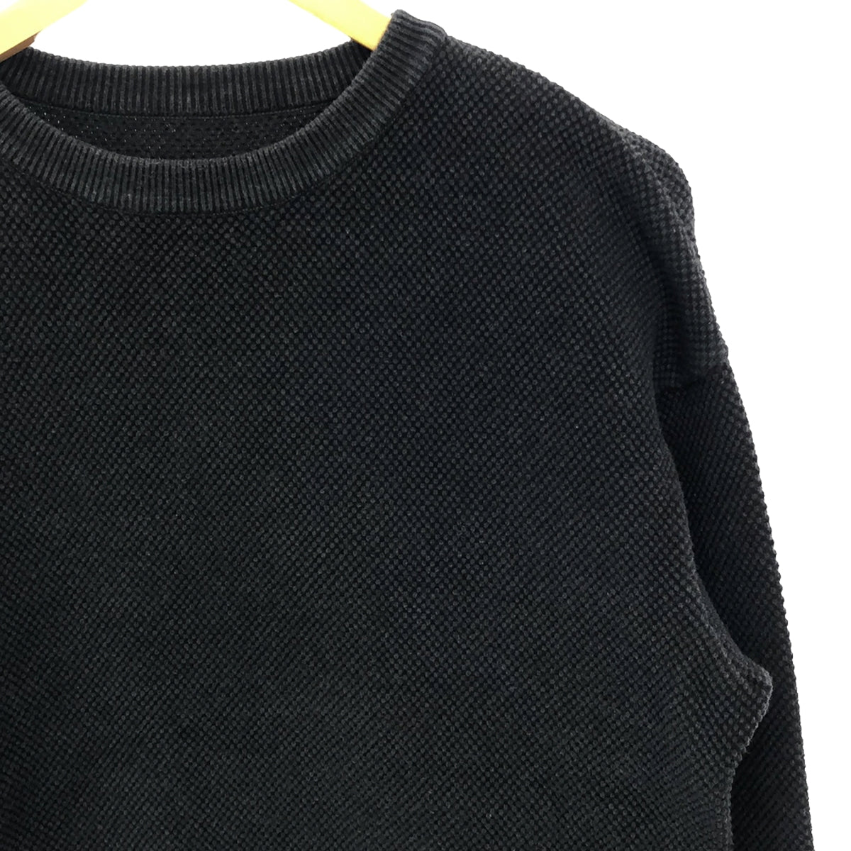 Crepuscule / クレプスキュール | Moss Stitch L/S Knit 鹿の子編み クルーネック ニット | F | ブラ – KLD