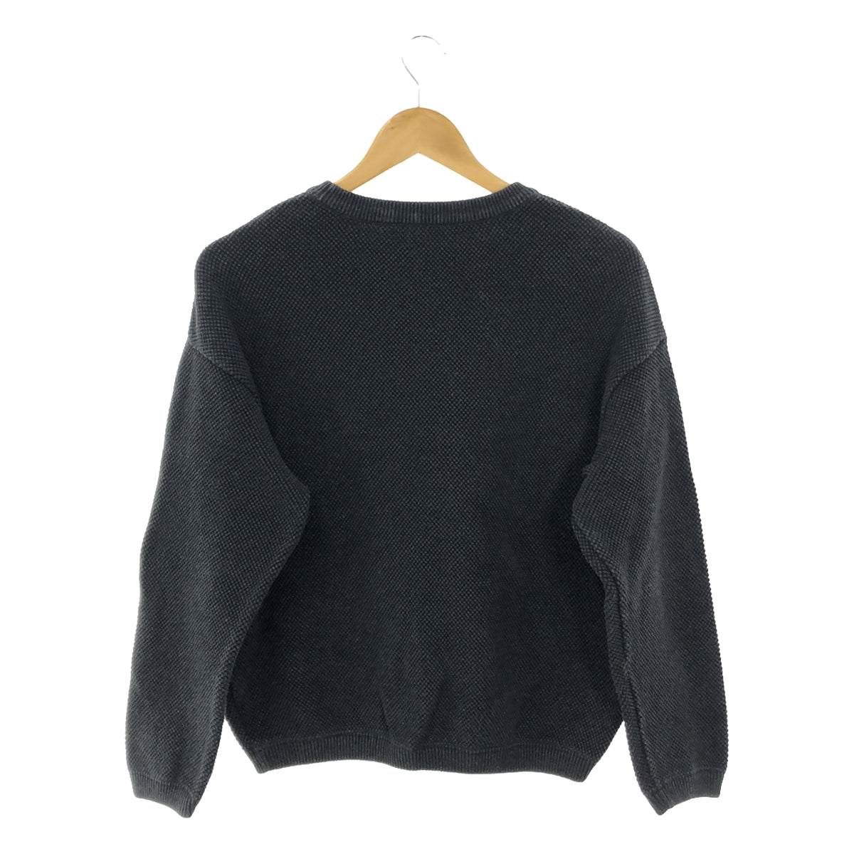 Crepuscule / クレプスキュール | Moss Stitch L/S Knit 鹿の子編み クルーネック ニット | F | ブラ – KLD