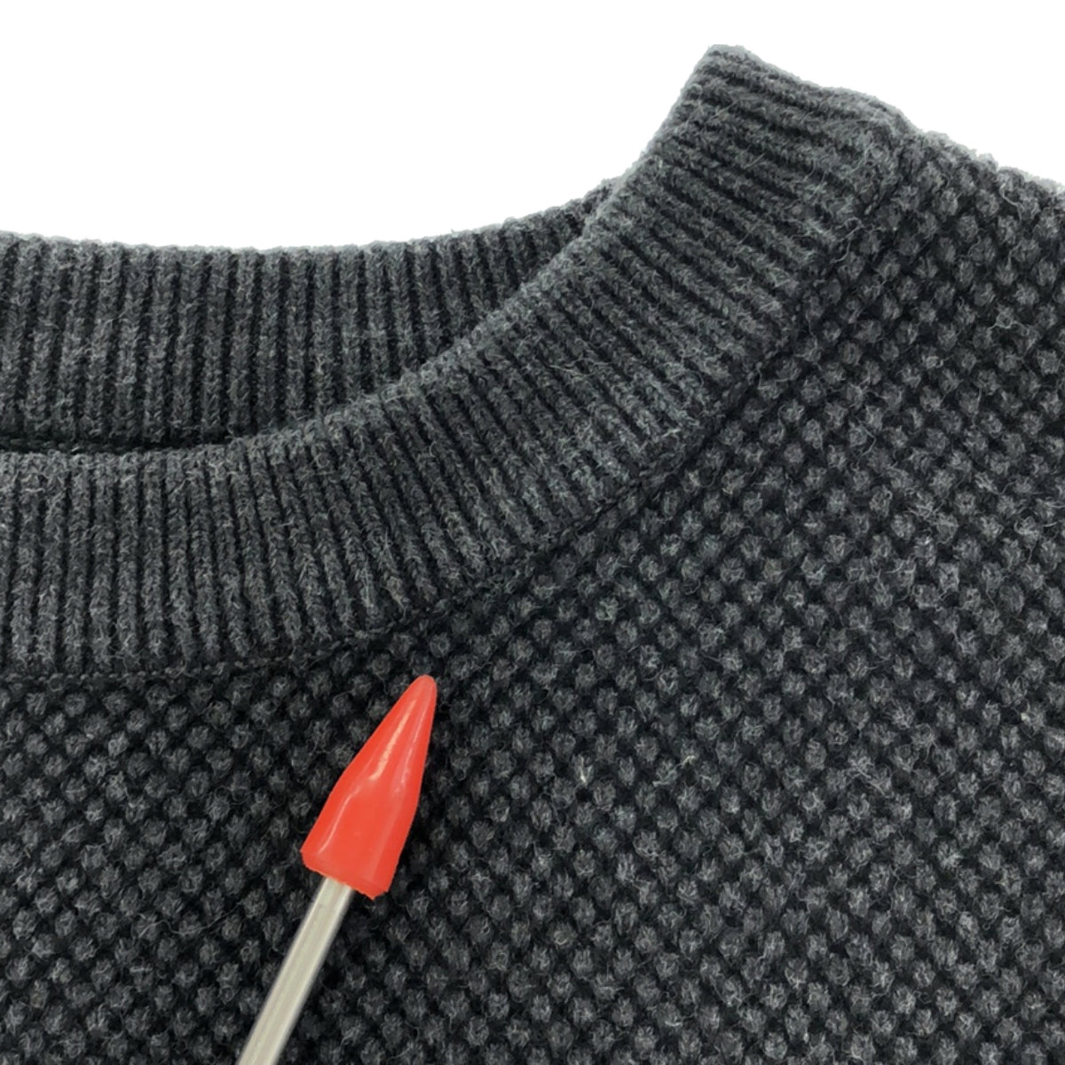 Crepuscule / クレプスキュール | Moss Stitch L/S Knit 鹿の子編み クルーネック ニット | F | メン – KLD