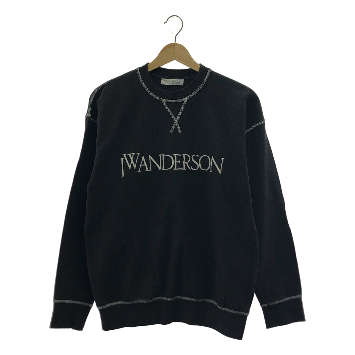 JW Anderson | 內外對比縫線運動衫 | S碼 | 黑色 | 男款