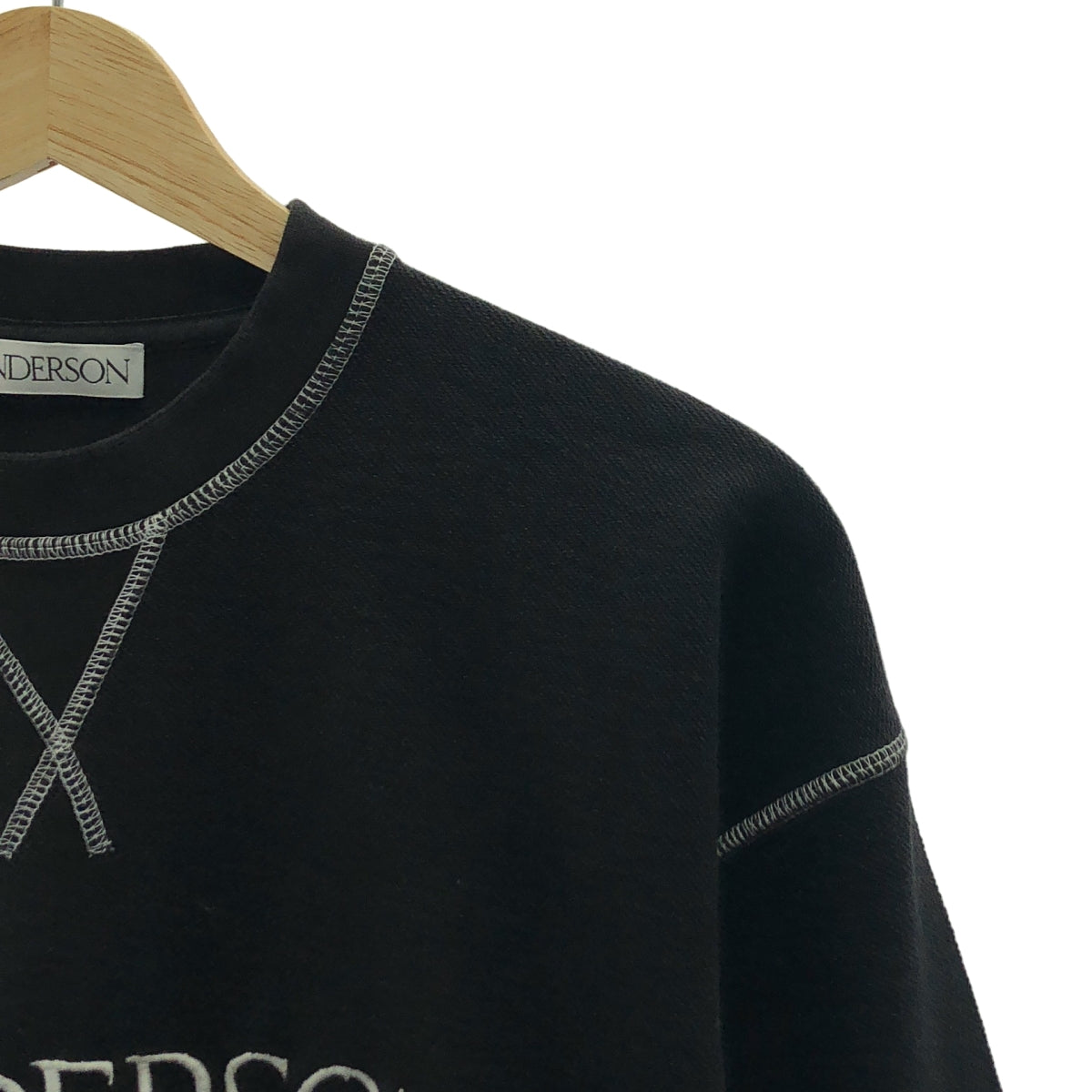 JW Anderson | 內外對比縫線運動衫 | S碼 | 黑色 | 男款