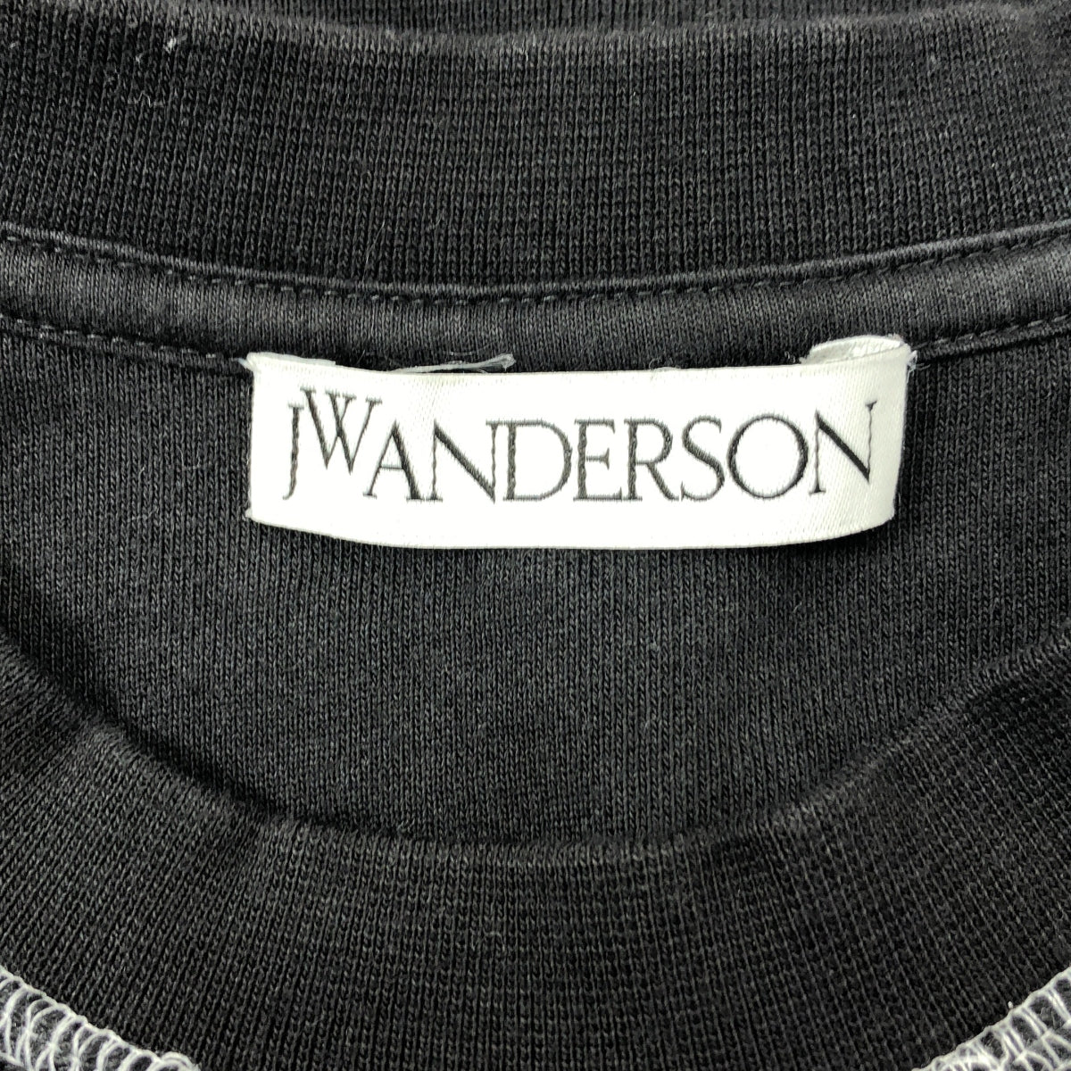 JW Anderson | 內外對比縫線運動衫 | S碼 | 黑色 | 男款