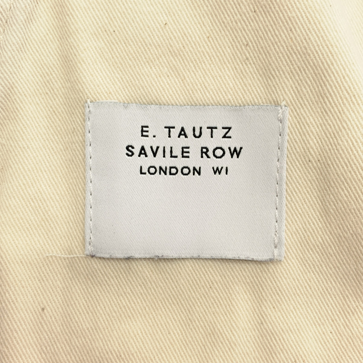 E.TAUTZ | 棉質寬腿斜紋褲 | 尺寸 32 |