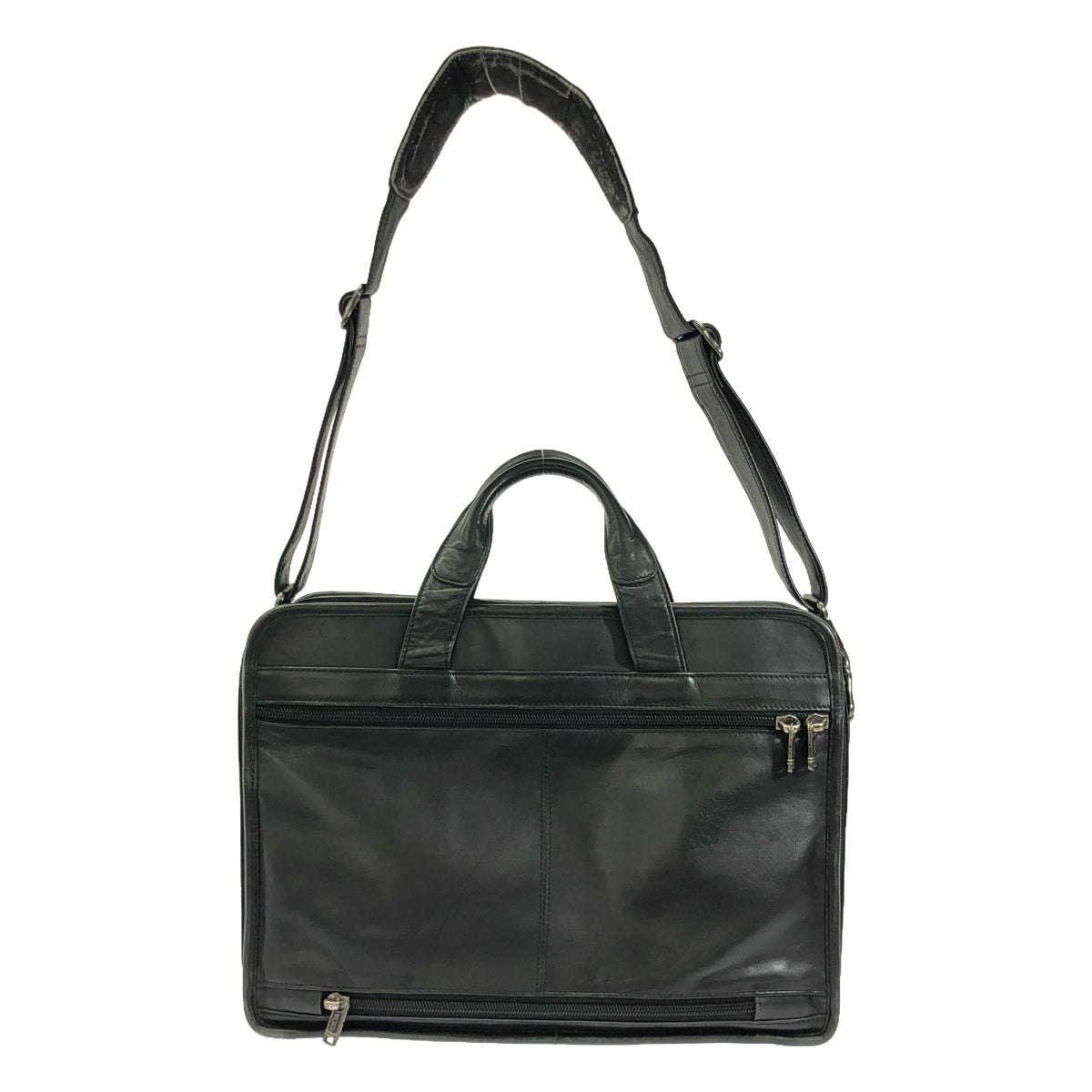 TUMI | 96130D4 Briefcase Leather Business Bag | Black | Men's