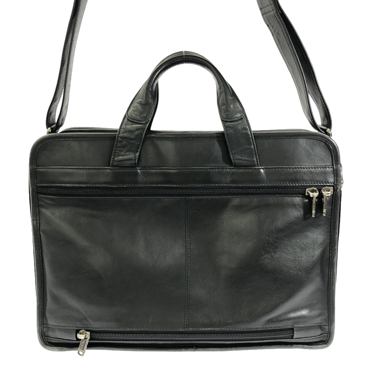 TUMI | 96130D4 Briefcase Leather Business Bag | Black | Men's