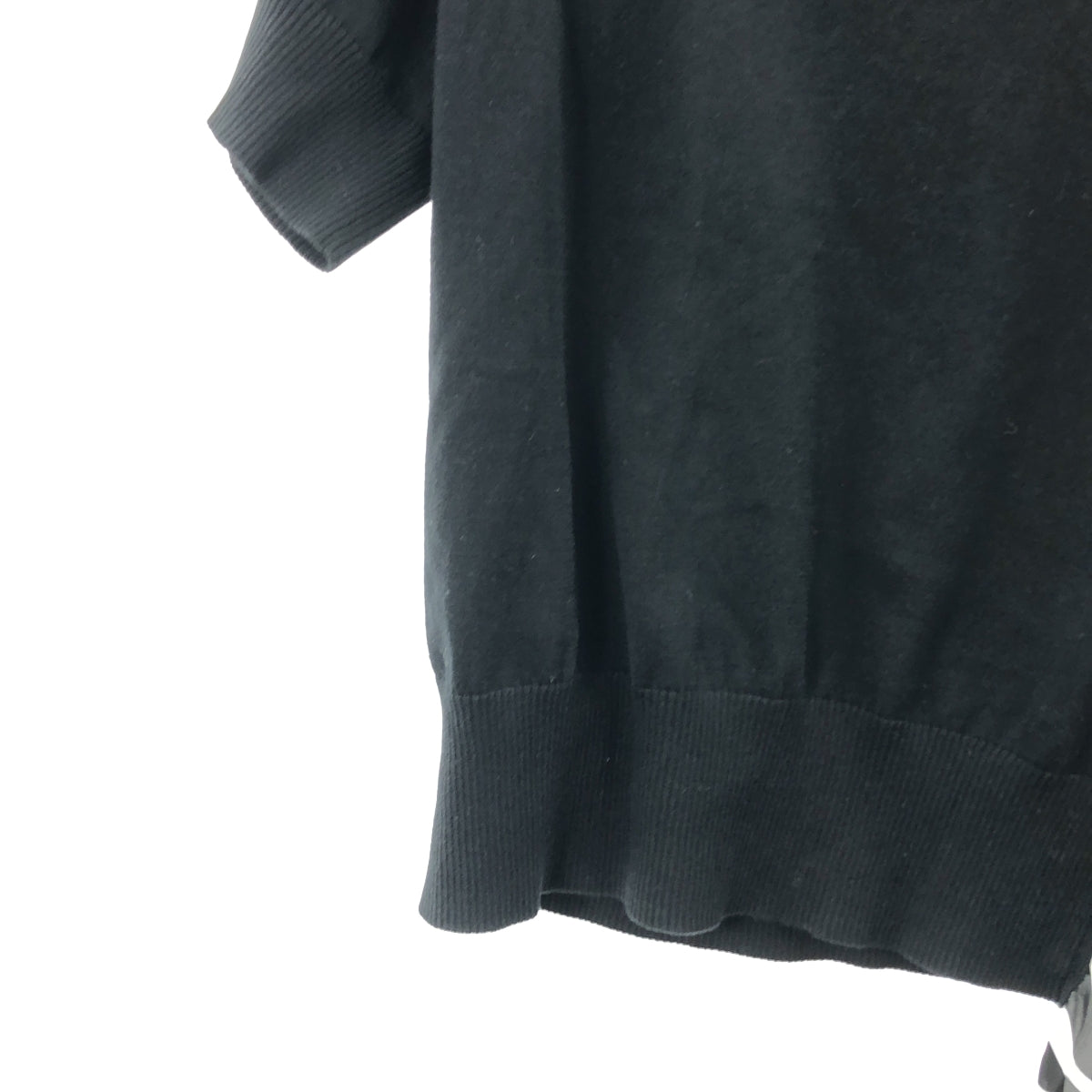 sacai | 布料拼接針織套頭衫 | 褶襉拼接針織衫 | 2 碼 | 女款