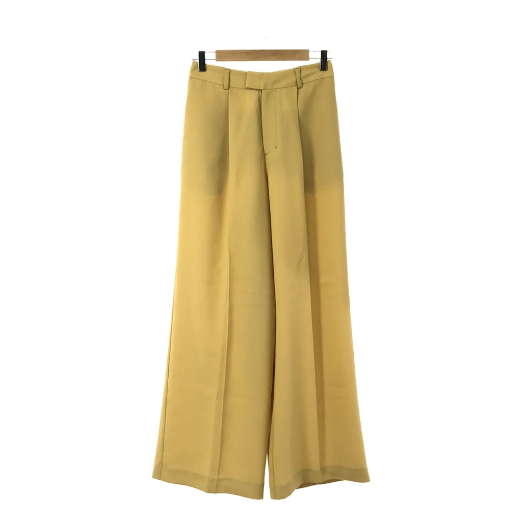 Thomas magpie / トーマスマグパイ | 1タックカラーワイドパンツ | 38 | イエロー | レディース