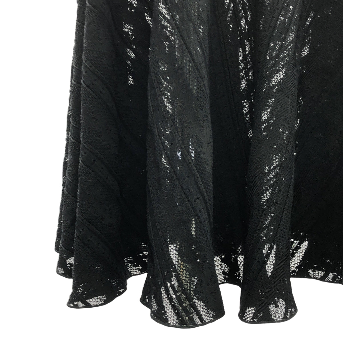 ALAIA | V領蕾絲喇叭裙 | 40 | 女款