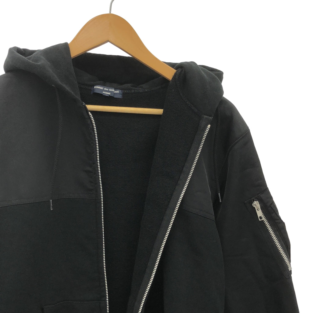 COMME des GARÇONS HOMME | 2021 秋冬 | MA-1 對接拉鍊連帽衫 | SHOPBOP尺寸 M |男士
