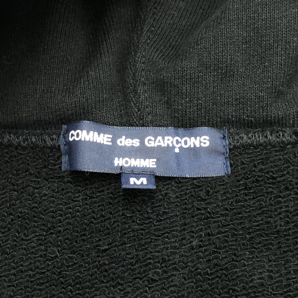 COMME des GARÇONS HOMME | 2021 秋冬 | MA-1 對接拉鍊連帽衫 | SHOPBOP尺寸 M |男士