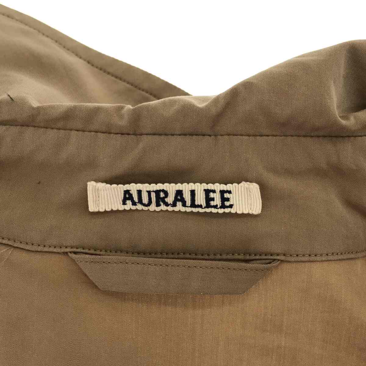 AURALEE / オーラリー | FINX POLYESTER BIG TRENCH COAT / フィンクスコットン トレンチ オーバーコート | 0 | レディース