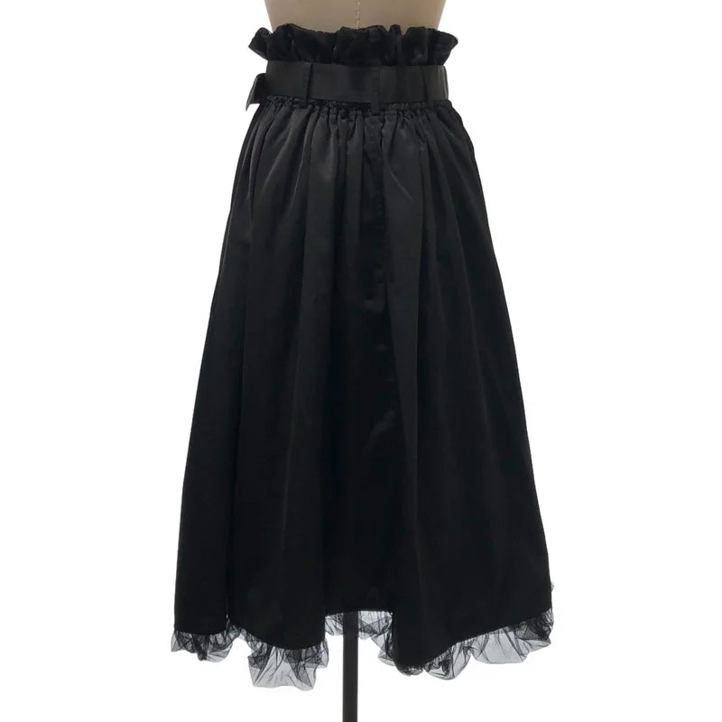 noir kei ninomiya / ノワールケイニノミヤ | 2024AW | リバーシブル チュール ベルテッド ボリューム スカート | S | レディース