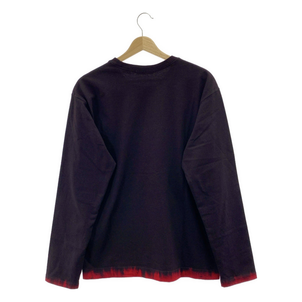 ISSEY MIYAKE MEN / 이세이미야케멘 | 1999AW | 코튼 그라데이션 블리치 ​​가공 롱 슬리브 컷소우 | M |