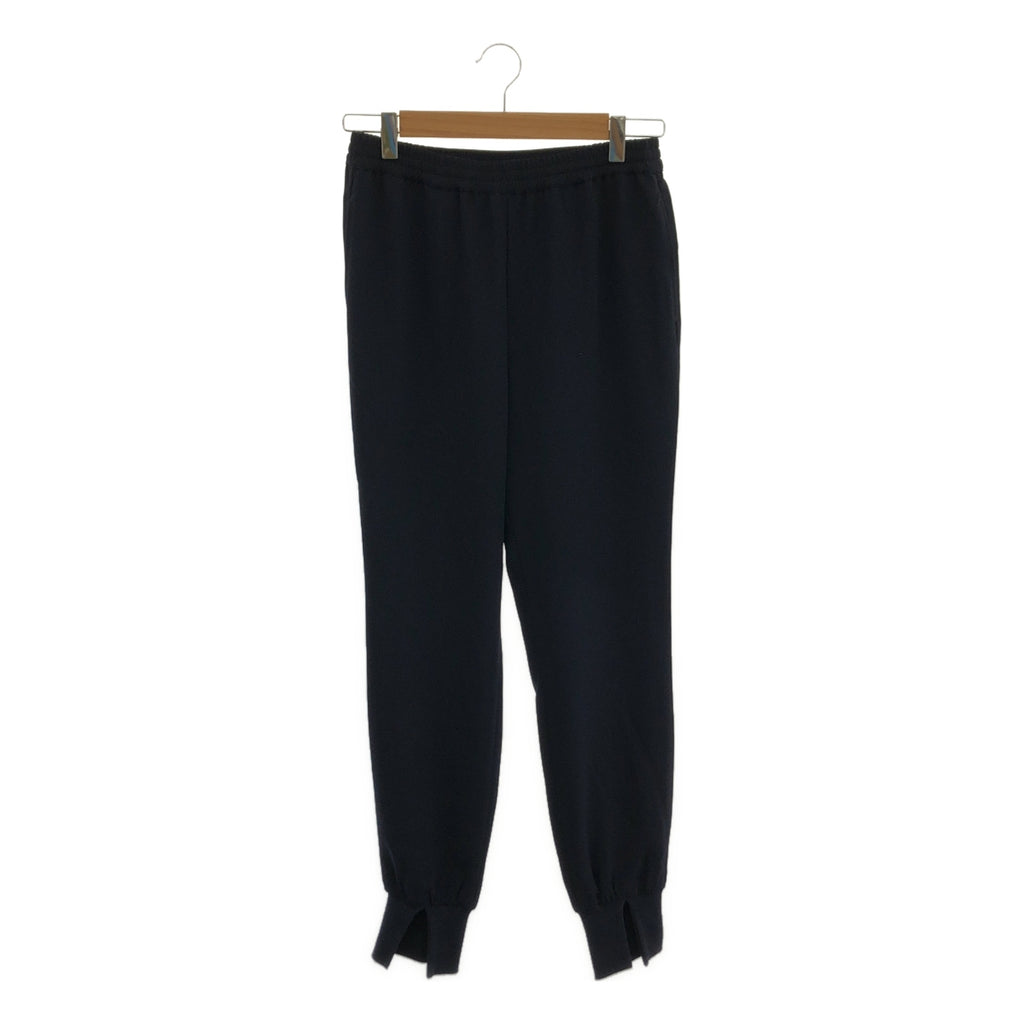 [美麗狀態] L'Appartement | 2024SS | [Col Pierrot] 羅紋褲 |抽繩羅紋褲 |尺寸 36 |海軍 |女性的