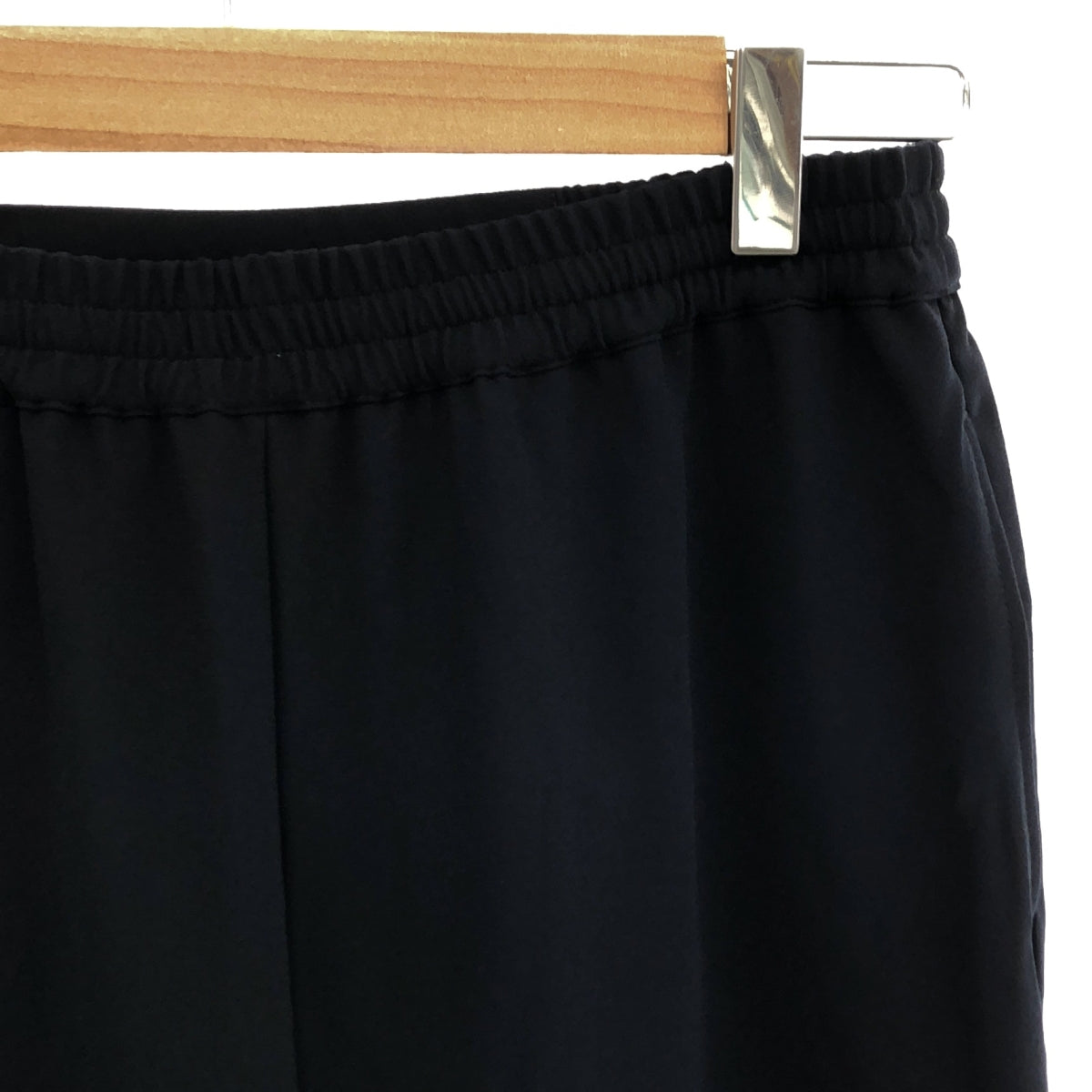 [美麗狀態] L'Appartement | 2024SS | [Col Pierrot] 羅紋褲 |抽繩羅紋褲 |尺寸 36 |海軍 |女性的