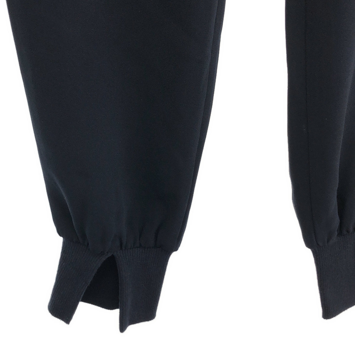 [美麗狀態] L'Appartement | 2024SS | [Col Pierrot] 羅紋褲 |抽繩羅紋褲 |尺寸 36 |海軍 |女性的