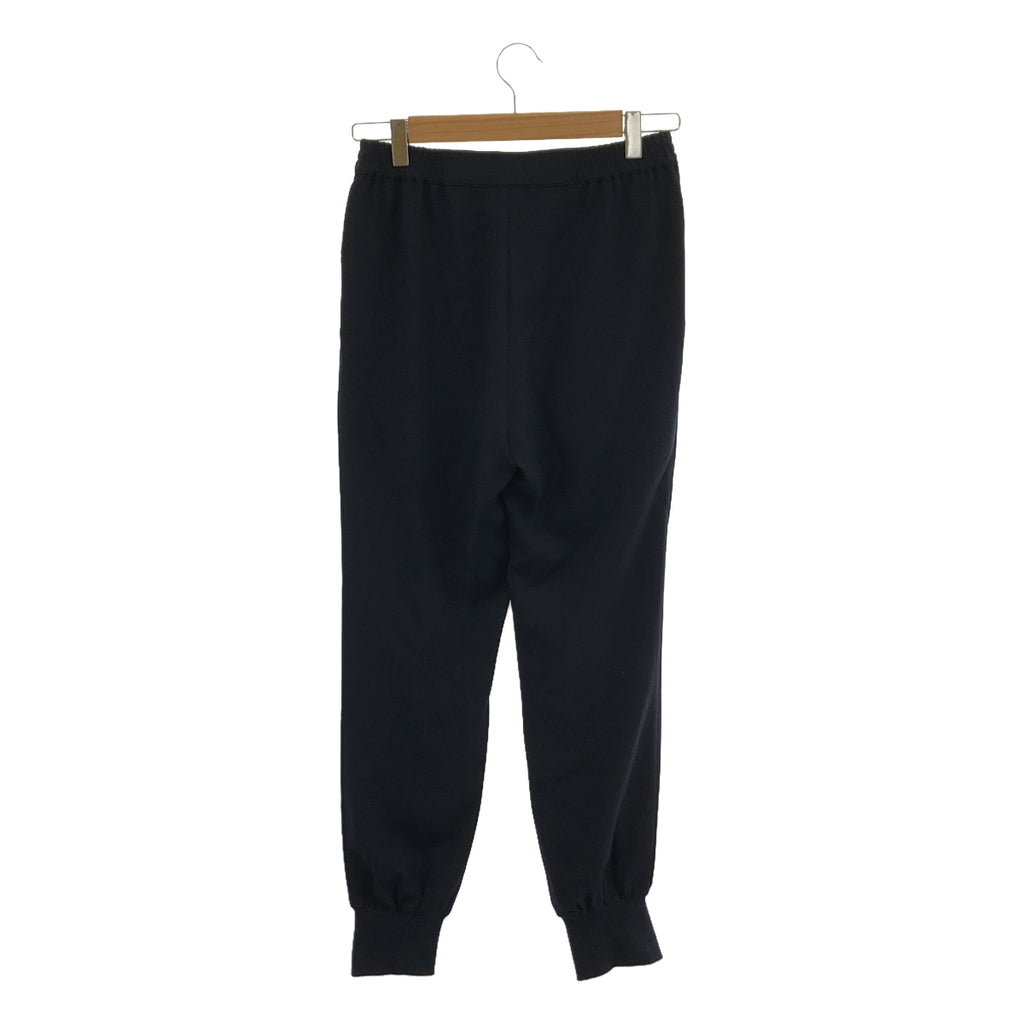 [美麗狀態] L'Appartement | 2024SS | [Col Pierrot] 羅紋褲 |抽繩羅紋褲 |尺寸 36 |海軍 |女性的