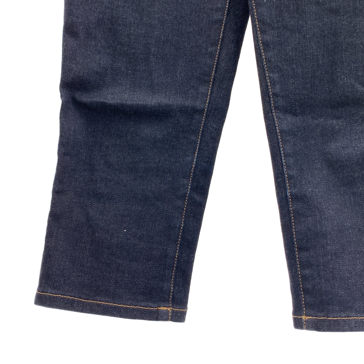 【美品】  PRADA / プラダ | ロゴタグ サイドジップ デニム パンツ | 24 | インディゴ | レディース