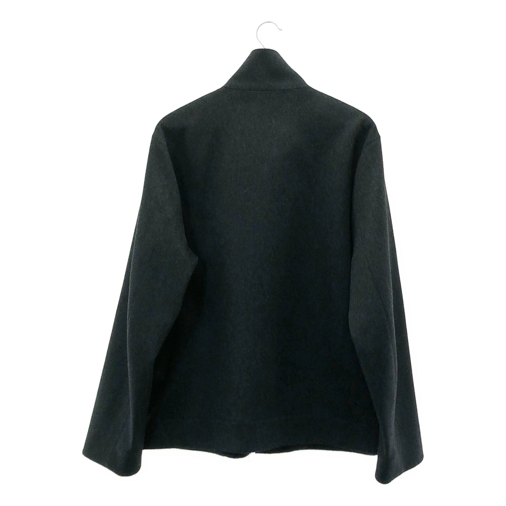 【美品】  GALERIE VIE / ギャルリーヴィー | 2023AW | カシミヤビーバー ジップブルゾン ジャケット / ロゴ総裏地 | F | グレー | メンズ
