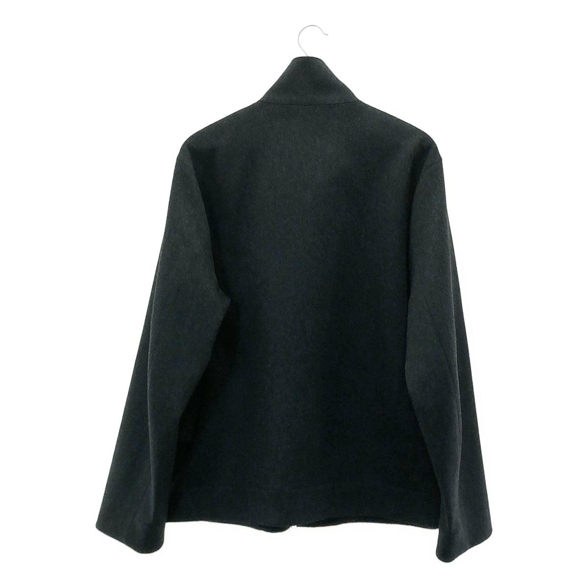 【美品】  GALERIE VIE / ギャルリーヴィー | 2023AW | カシミヤビーバー ジップブルゾン ジャケット / ロゴ総裏地 | F | グレー | メンズ