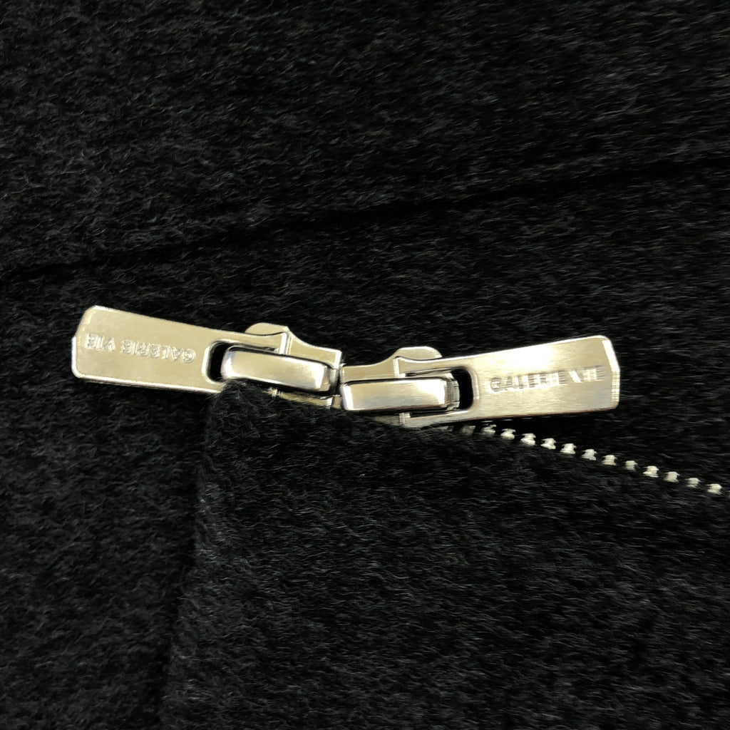 【美品】  GALERIE VIE / ギャルリーヴィー | 2023AW | カシミヤビーバー ジップブルゾン ジャケット / ロゴ総裏地 | F | グレー | メンズ