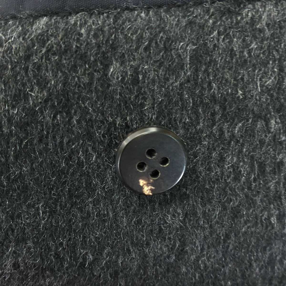 [品相良好] GALERIE VIE | 2023AW | 羊絨海狸皮拉鍊寬鬆外套 / 全襯裡帶標誌 | F | 灰色 | 男款