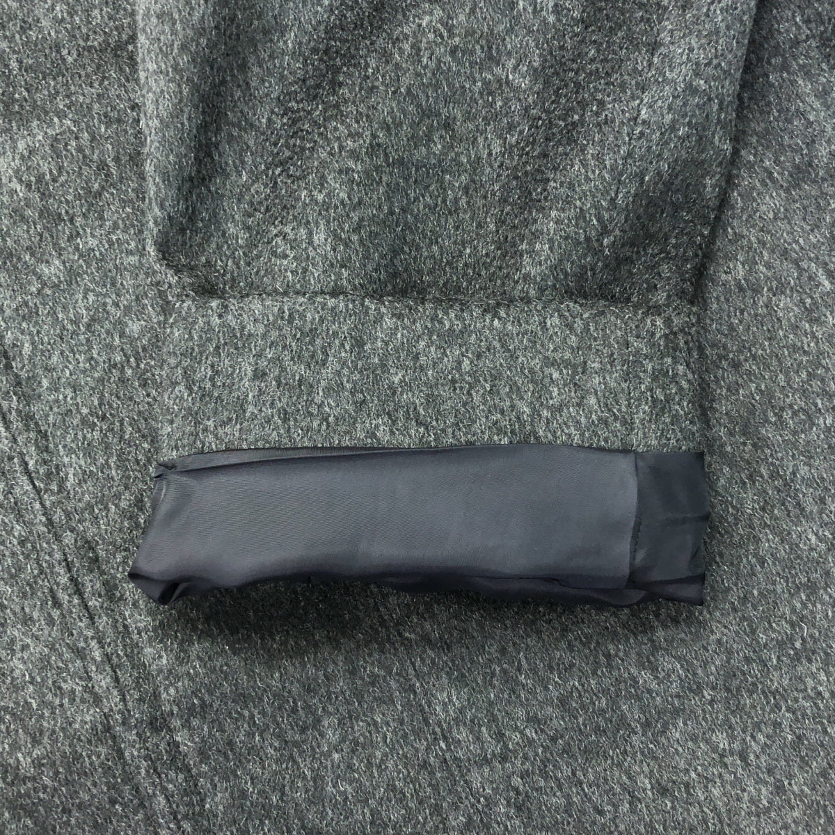 [品相良好] GALERIE VIE | 2023AW | 羊絨海狸皮拉鍊寬鬆外套 / 全襯裡帶標誌 | F | 灰色 | 男款