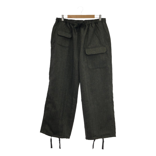 South2West8 S2W8 / South2West8 | String Cuff Balloon Pant-Poly Herringbone / String Cuff Balloon Pants Herringbone | S | Men's