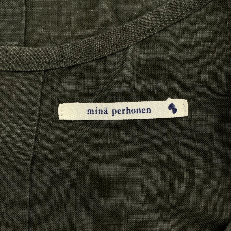 mina perhonen / ミナペルホネン | bloom リネン 刺しゅう ノースリーブ ブラウス |