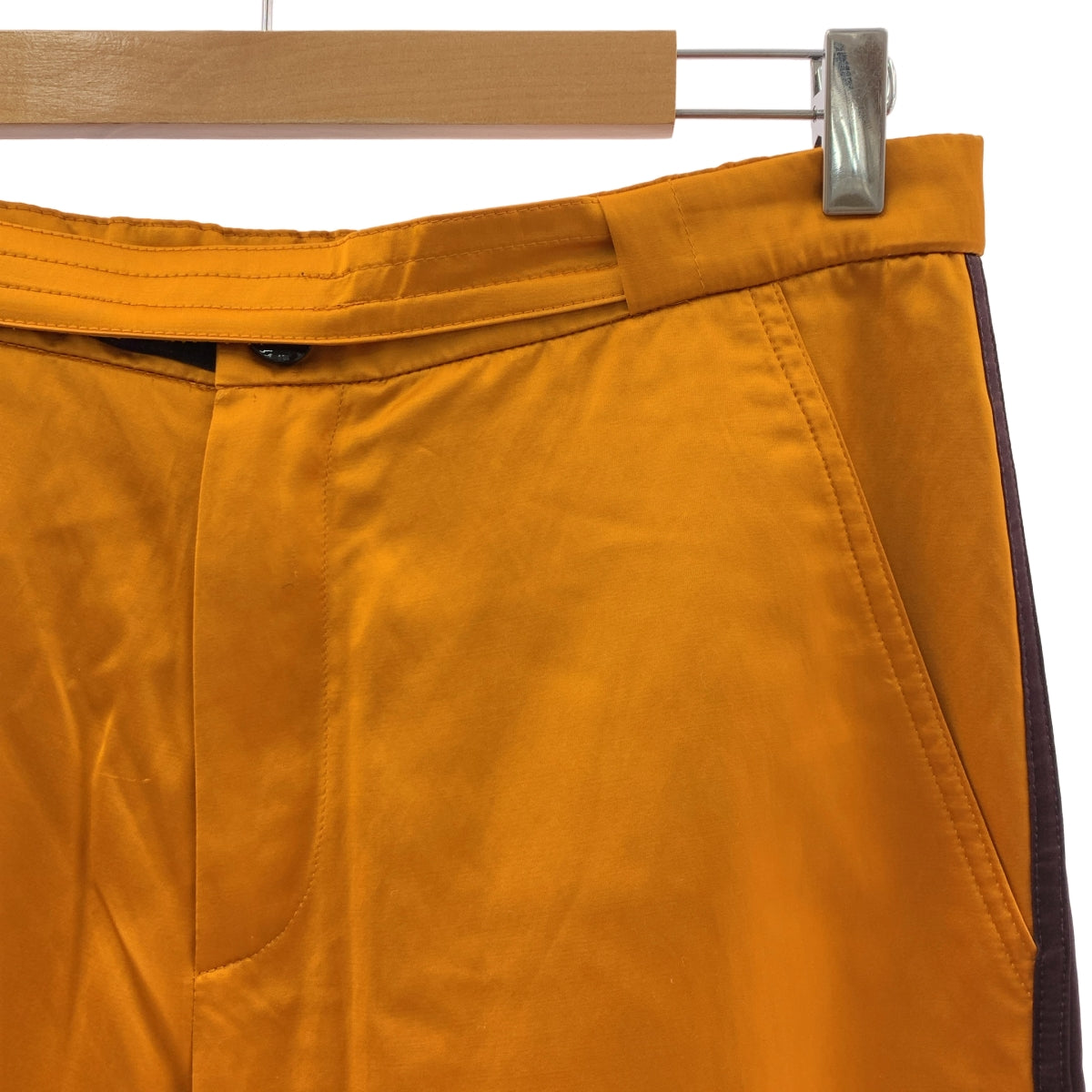 【미품】 DRIES VAN NOTEN / 도리스 반 노텐 | 비스코스 리브 조거 팬츠 | 46 | 오렌지 / 버건디 계 | 남성