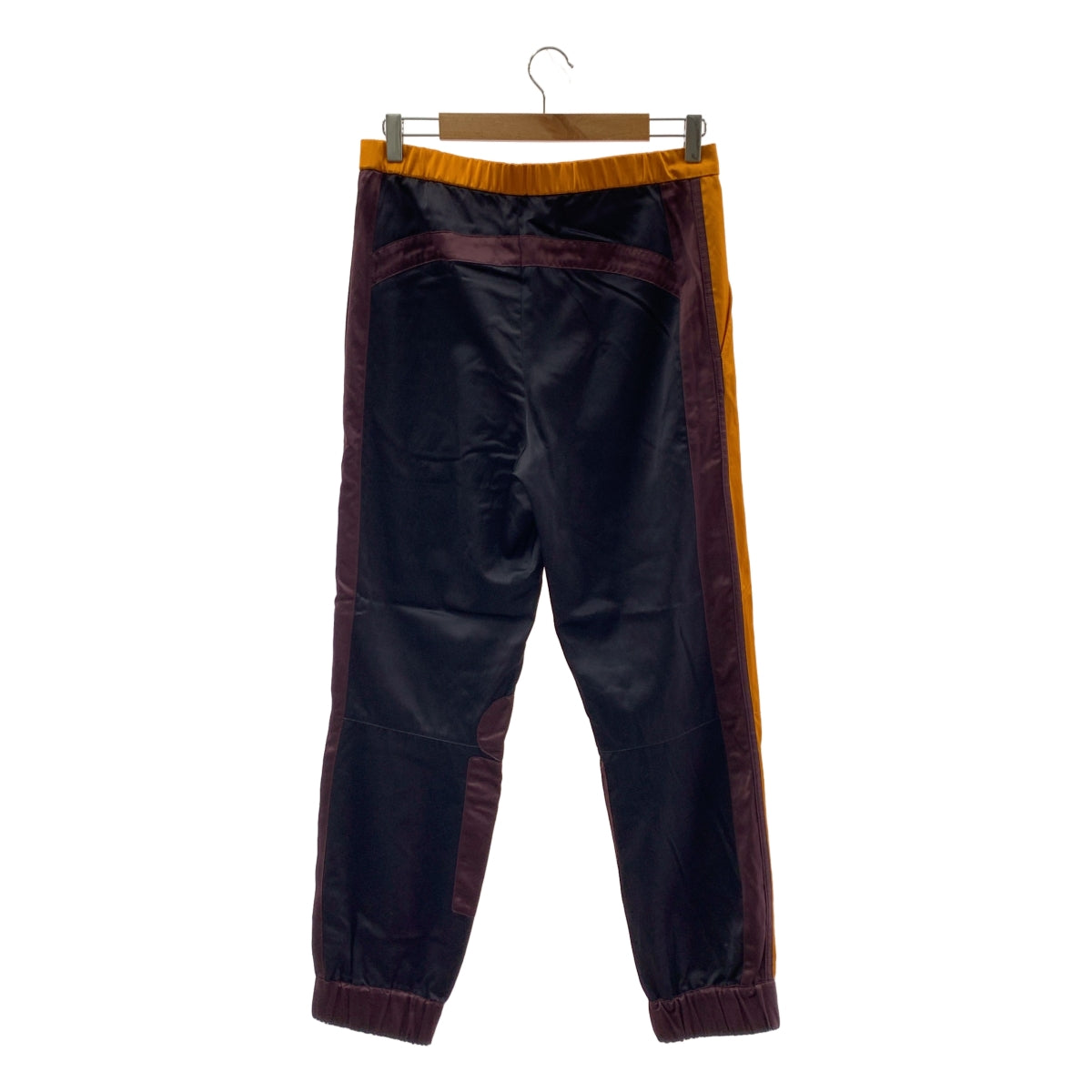 【미품】 DRIES VAN NOTEN / 도리스 반 노텐 | 비스코스 리브 조거 팬츠 | 46 | 오렌지 / 버건디 계 | 남성