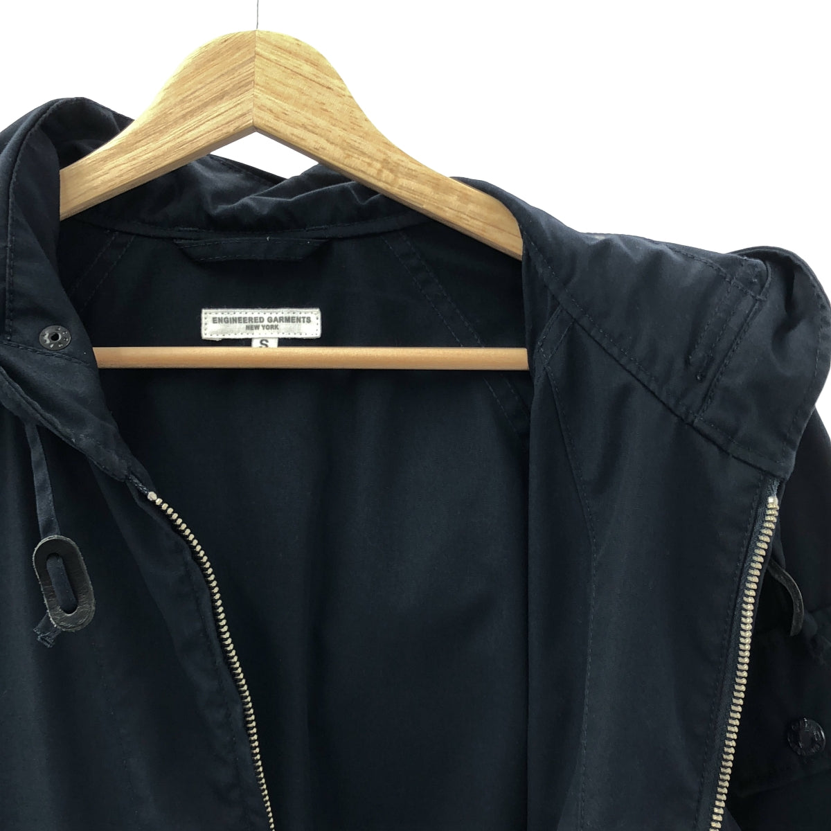 Engineered Garments / エンジニアドガーメンツ | Atlantic Parka PC Poplin アトランティックパーカー ポプリン フーデッドジャケット | S | ネイビー | メンズ