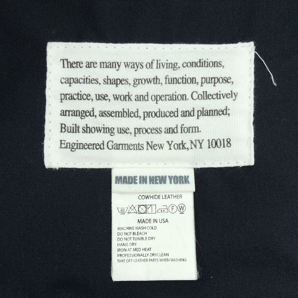Engineered Garments / エンジニアドガーメンツ | Atlantic Parka PC Poplin アトランティックパーカー ポプリン フーデッドジャケット | S | ネイビー | メンズ
