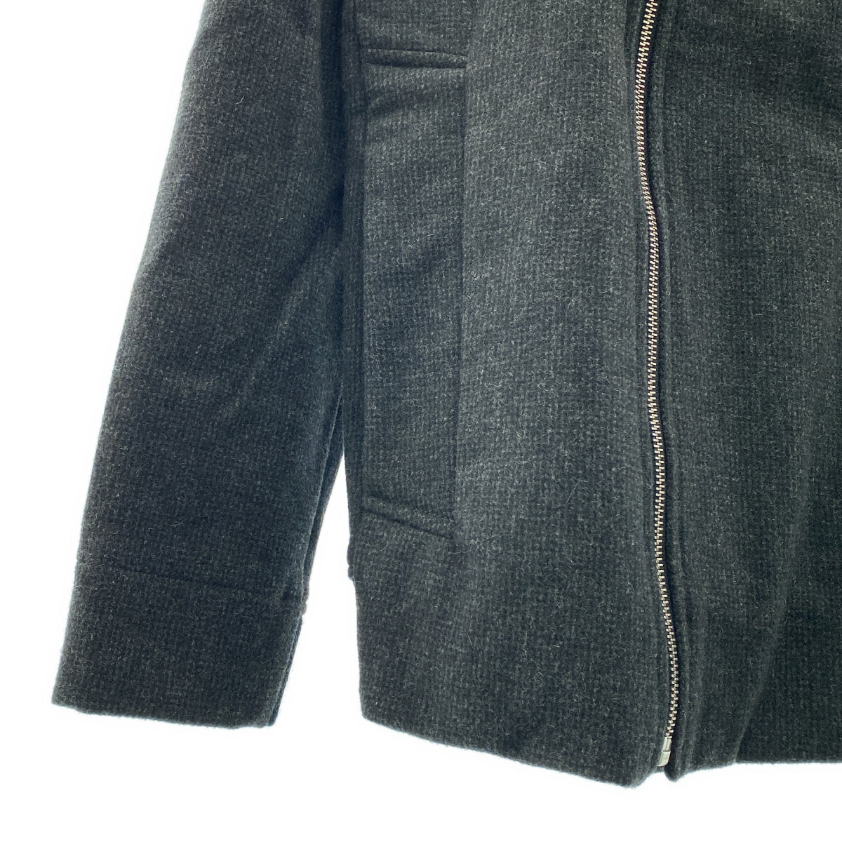 STEPHAN SCHNEIDER / 스테판 슈나이더 | 울 혼합 후드 지퍼 라이더스 재킷 | 3 | 남성