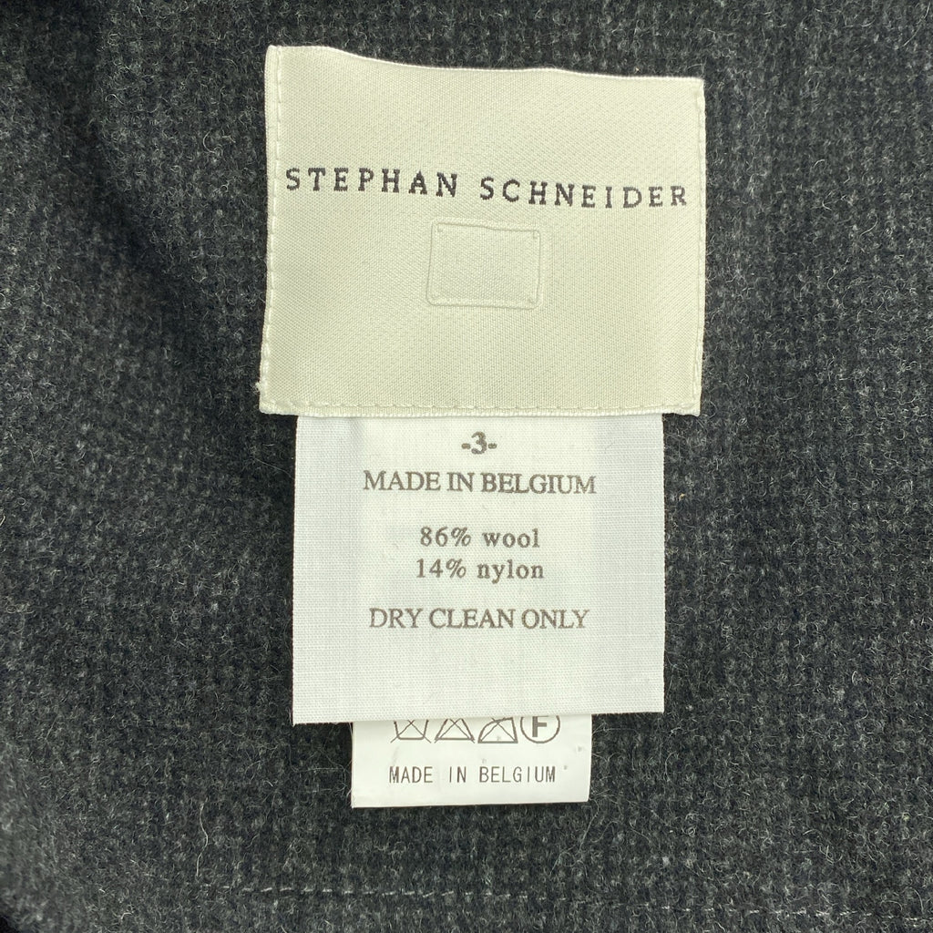 STEPHAN SCHNEIDER / 스테판 슈나이더 | 울 혼합 후드 지퍼 라이더스 재킷 | 3 | 남성