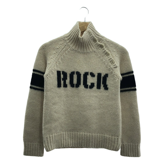 ZADIG & VOLTAIRE / ザディグ エ ヴォルテール | ROCK ハイネック ボタン ニット | F | レディース