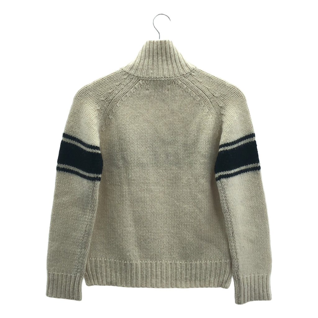 ZADIG & VOLTAIRE / ザディグ エ ヴォルテール | ROCK ハイネック ボタン ニット | F | アイボリー | レディース