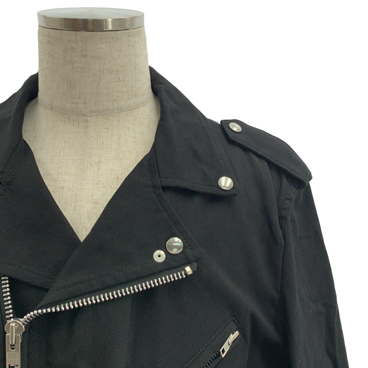 BLACK COMME des GARCONS / ブラックコムデギャルソン | 2021SS | 変形 アジャスター ライダース ロングジャケット | XXL | メンズ