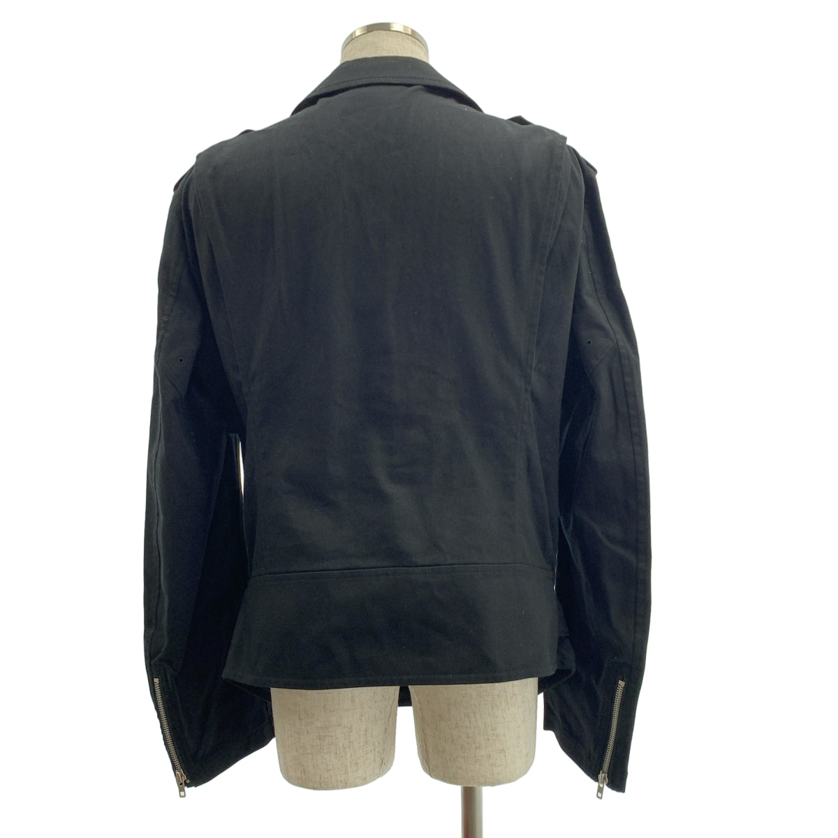 BLACK COMME des GARCONS / ブラックコムデギャルソン | 2021SS | 変形 アジャスター ライダース ロングジャケット | XXL | メンズ