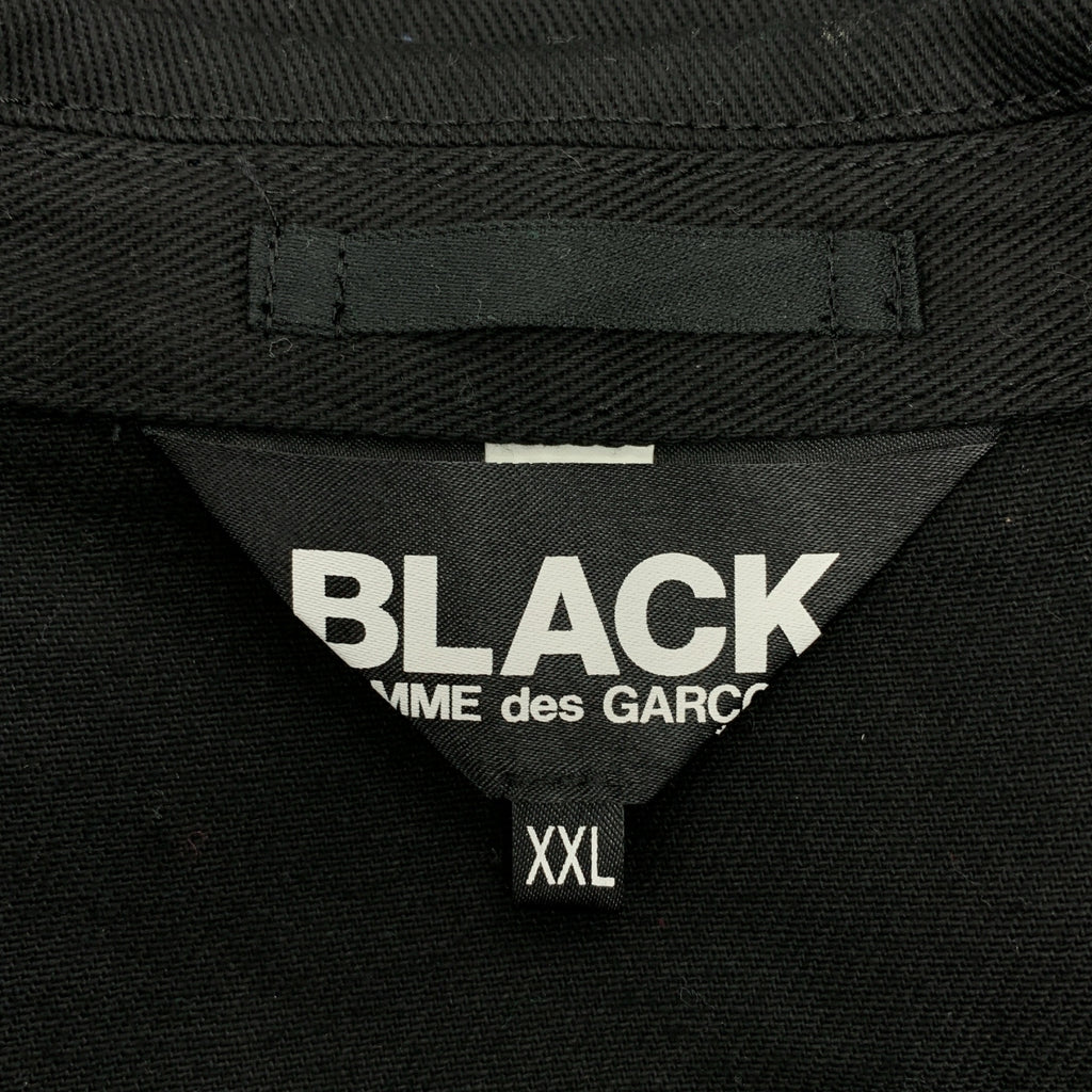 BLACK COMME des GARCONS / ブラックコムデギャルソン | 2021SS | 変形 アジャスター ライダース ロングジャケット | XXL | メンズ