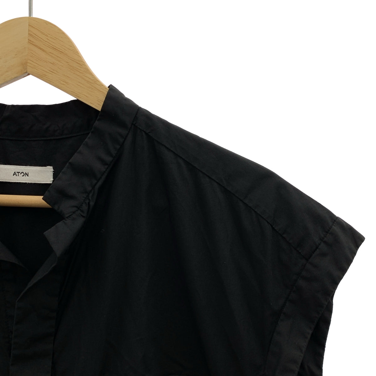 ATON / エイトン | コットン スタンドカラー ジャンプスーツ オールインワン | 0 |