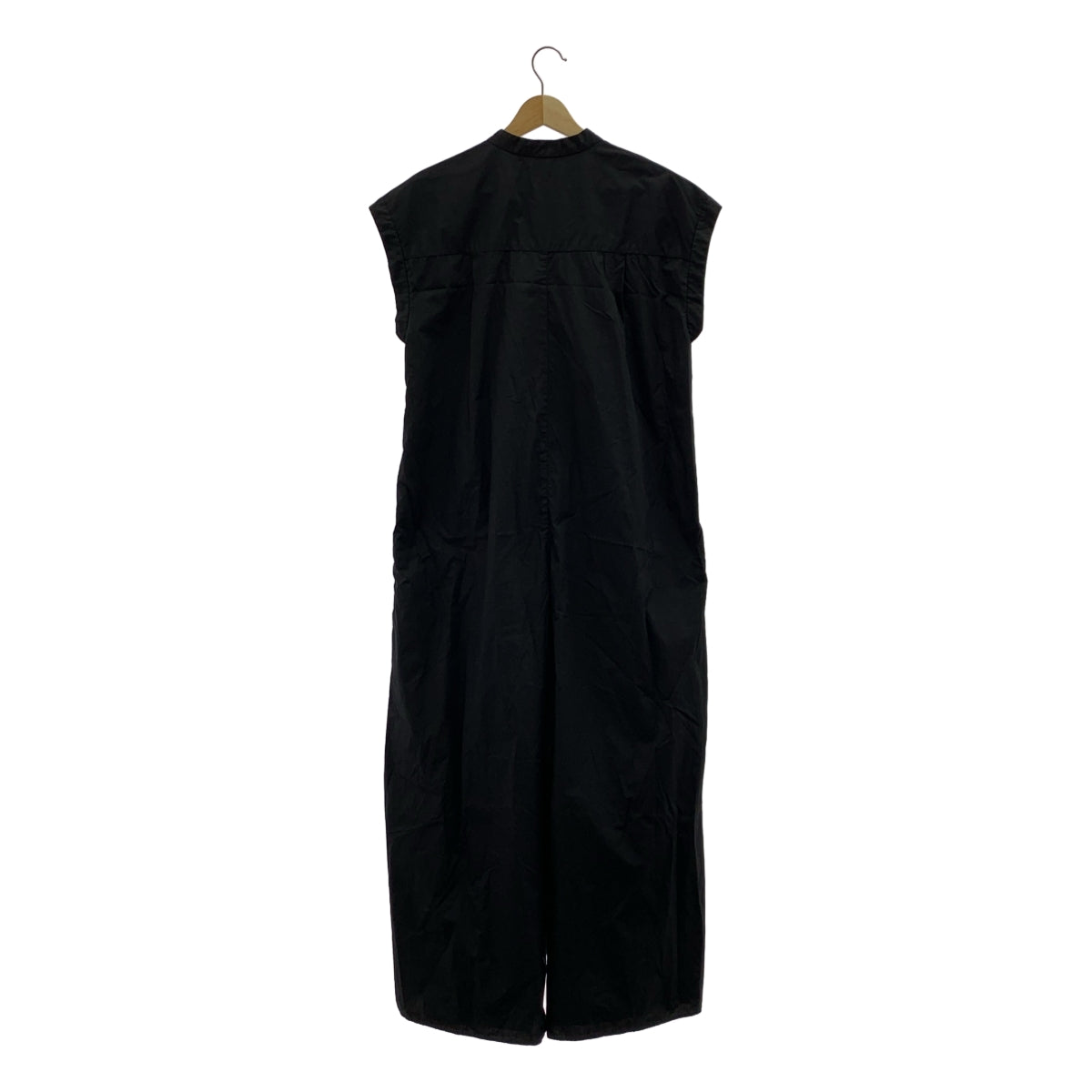 ATON / エイトン | コットン スタンドカラー ジャンプスーツ オールインワン | 0 |